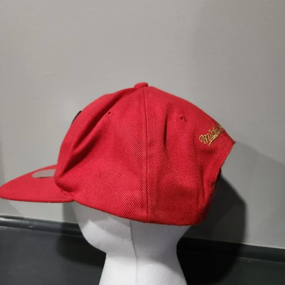 Chicago Bulls NBA Basketball 50th‎ Anniversary Mitchell & Ness Snapback Hat Cap